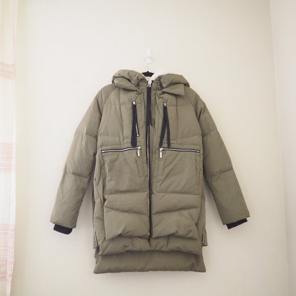 Orolay Green Thickened Down Jacket sz 2xs - Picture 4 of 9